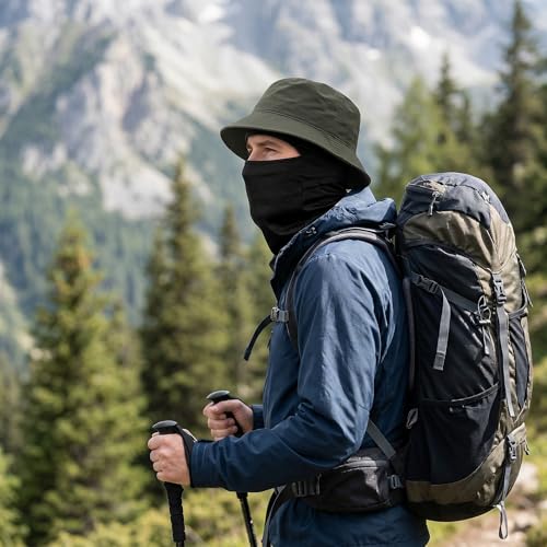 Balaclava Face Mask - Summer Cooling UV Protection - Black