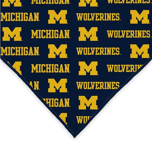 Michigan Wolverines Officially Licensed Dog & Cat Bandana - Large