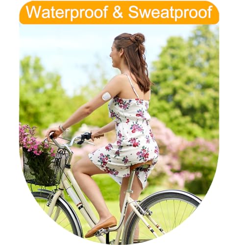 40 Pack Waterproof Omnipod 5 Overpatches - Clear Adhesive Patches for Insulin Pods, Hypoallergenic, Extended Wear