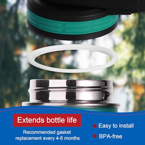 Silicone Water Bottle Gasket Replacement Set - 6 Pack - Style B