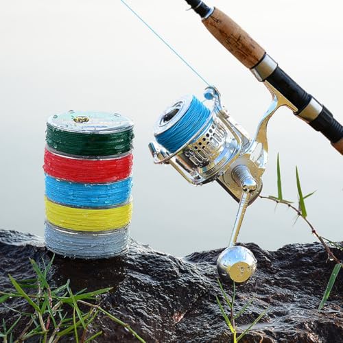 Braided Fishing Line - 4 Strands, 109 Yards, 20LB Red