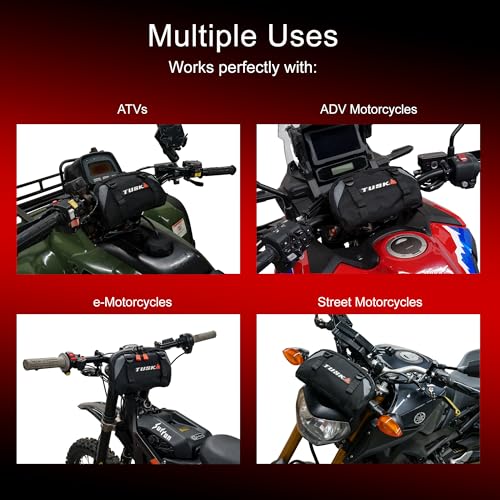 Tusk Handlebar Bag 2.3L - Durable 600D Cycling Storage