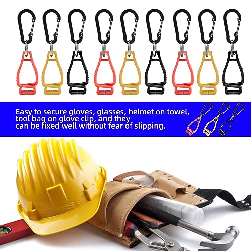 30 PCS Glove Clips for Work Glove Holders, Gloves Holder Clips Work Safety Clip Glove Keeper, Gloves Grabber Clips, Glove Belt Clip for Worker Construction