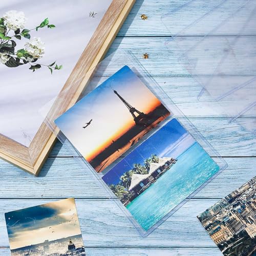 6x9 Inch Hard Plastic Card Sleeve - Clear PVC Jumbo Photocard Protector - 1 Pc