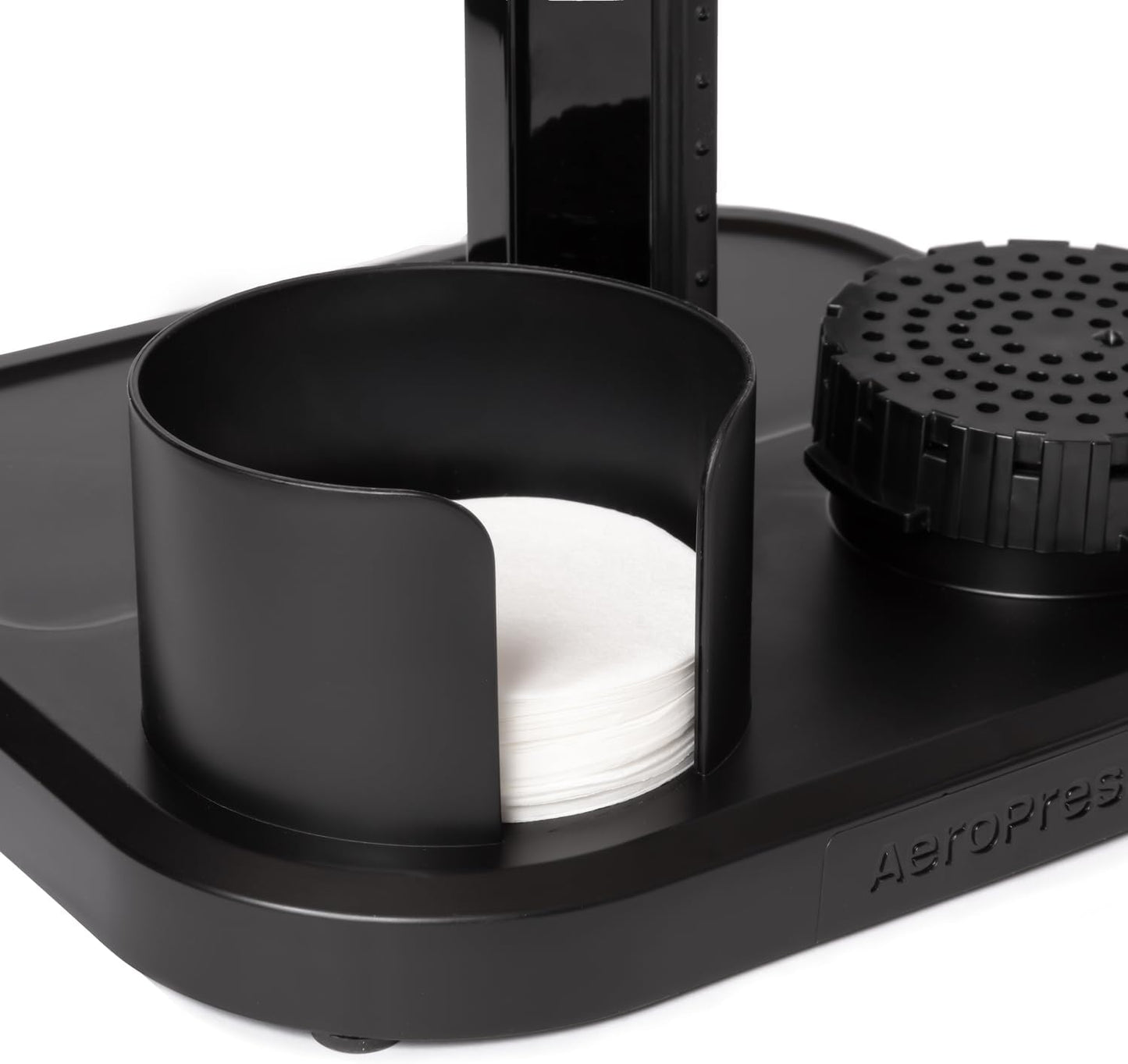AeroPress Organizer Stand - Durable Coffee Bar Station & Compact Storage Solution for Manual Coffee Makers