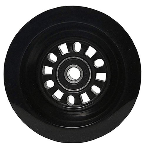 FREEDARE Longboard Wheels 83mm Skateboard Wheels with Bearings and Spacers(Black, 4PCS)