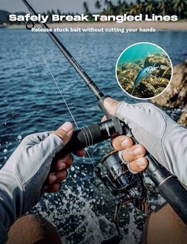 HOOK-EZE Black Knot Puller Tying Tool - Fishing Line Spooling & Tightening Aid