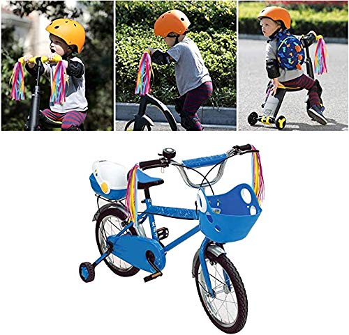 Rainbow Bicycle Handlebar Streamers - Colorful Bike Tassels for Kids