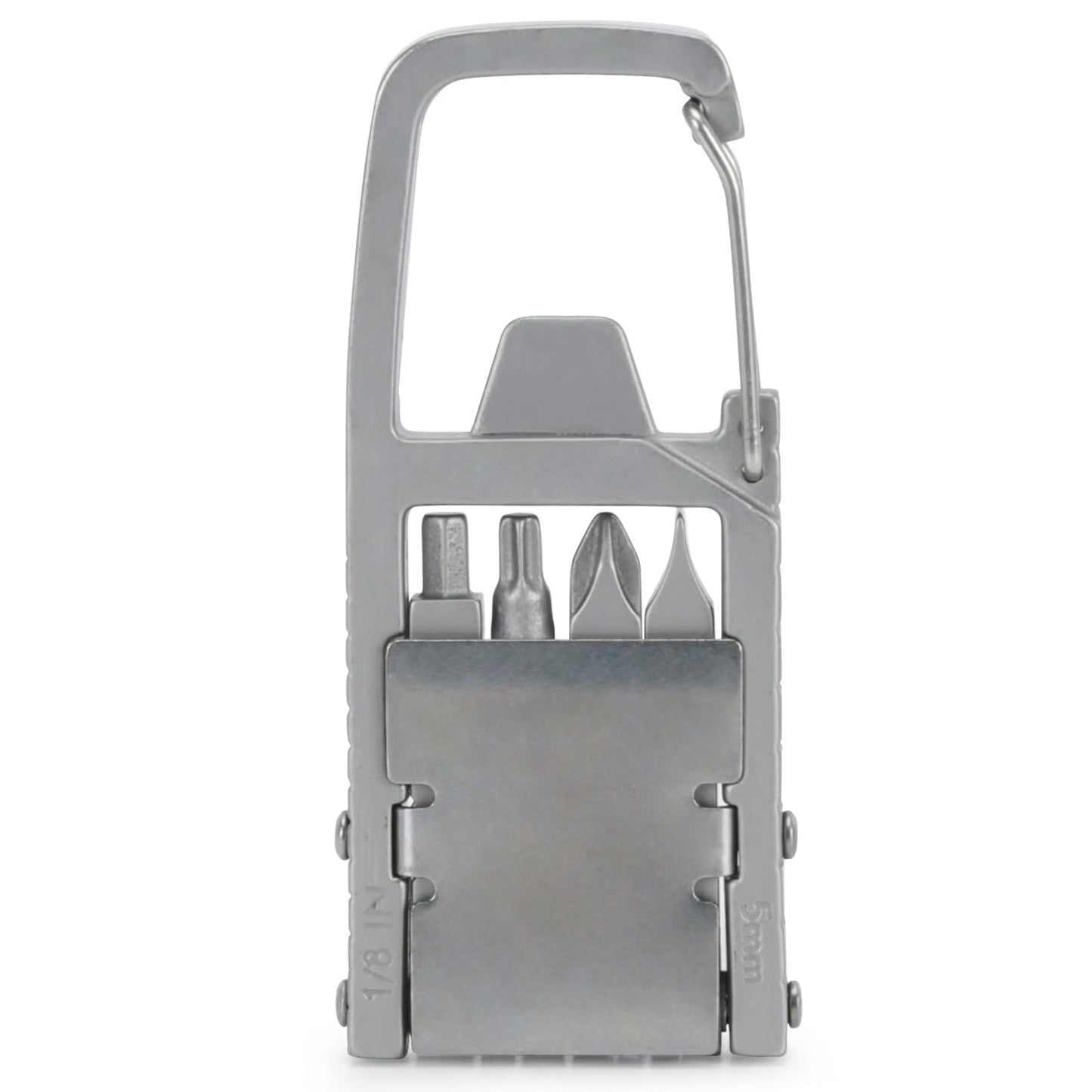 Generic 12 in 1 Keychain Multitool Screwdriver Bit Folding Multi Tool Bottle Opener Portable Pocket Tool for Outdoors Camping