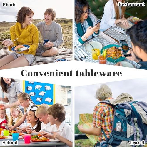 Stainless Steel Travel Utensils Set with Case - Knife, Fork, Spoon