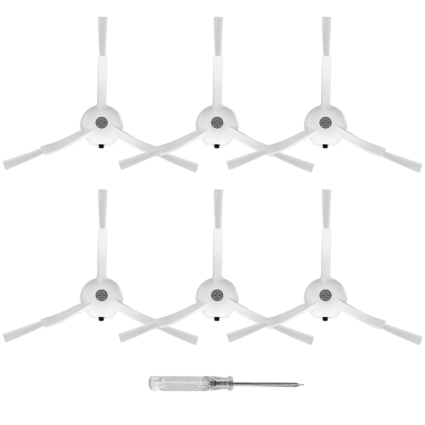 Soniicmomo Side Brushes Replacement Compatible with Roborock Q Revo/Qrevo S/Qrevo Pro/Qrevo Master/S8/S8+/ S8 Pro Ultra/Q5/Q7/Q7Max/Q8 Max/S7/S7 Max Ultra/S7 MaxV/S6/S5/S4/E2/E3/E4/E5 Robot Vacuum