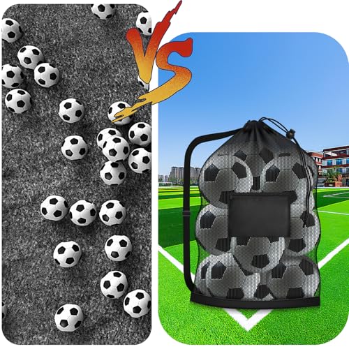 Variation 2: Extra Large Soccer Ball Bag 40 x 30 in Heavy Duty Mesh Drawstring, 2-Pack