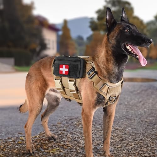 Tactical Molle Admin Pouch - Utility EDC Tool Bag with US Flag Patch