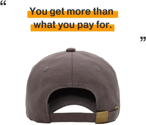 KBETHOS Classic Cotton Baseball Cap | Adjustable Low Crown Unisex Dad Hat - Versatile Style