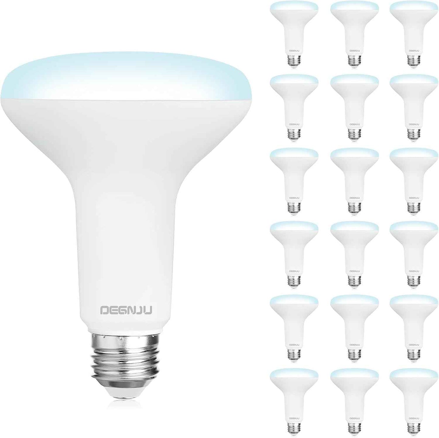 BR30 LED Flood Light Bulbs 24-Pack, 7W Dimmable 650LM Soft White 2700K, E26 Base