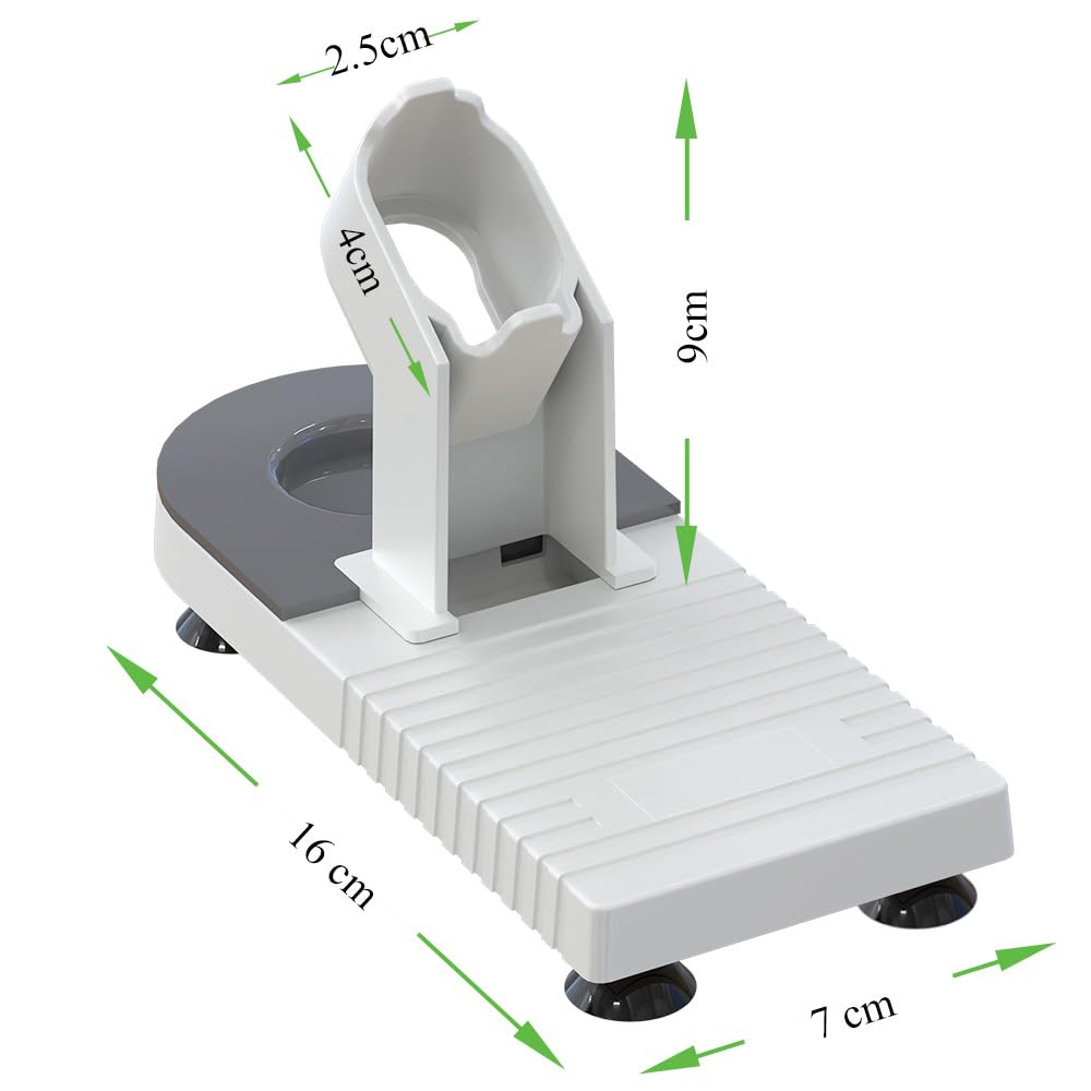 MONVICT Glue Gun Stand for Most Mini Glue Guns, Hot Glue Holder with Non-Stick Silicone Mat, Suction Cups, Helpful Tool for Make Your DIY, Crafts, Home School Project Well Bars Orderly (NOT Full Size)