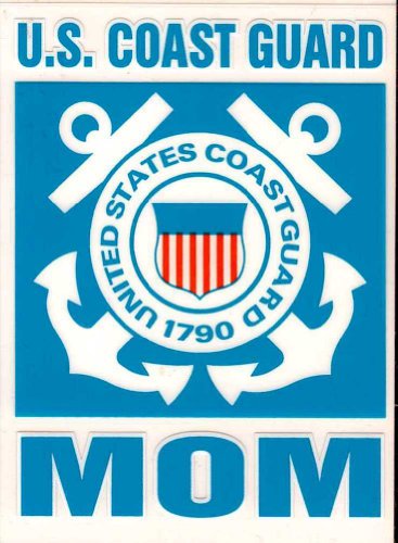 Coast Guard Mom Decal Sticker - Fade-Resistant Outdoor Design