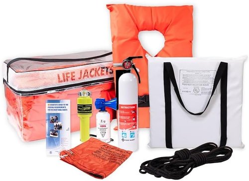 Aqua Pro Marine Safety Kit - Essential Boater Gear for Boats 20-25 Feet Long