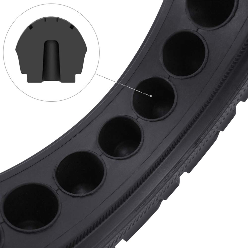 MORICHS Solid Tire for Ninebot Max Scooter Replacement Tire for Segway Ninebot Max Electric Scooter