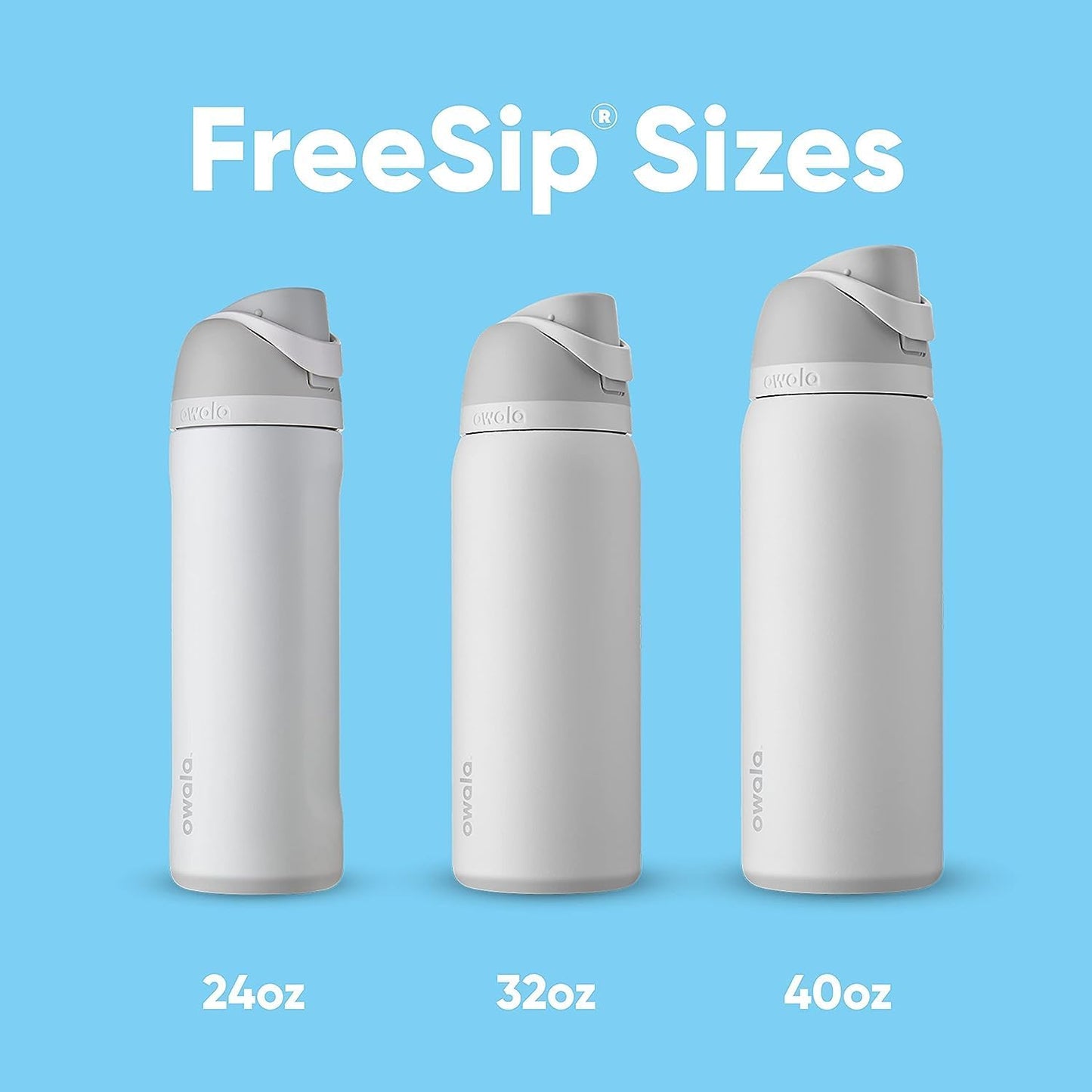 Owala FreeSip Insulated Stainless Steel Water Bottle - BPA-Free, 40 oz, Ideal for Sports & Travel