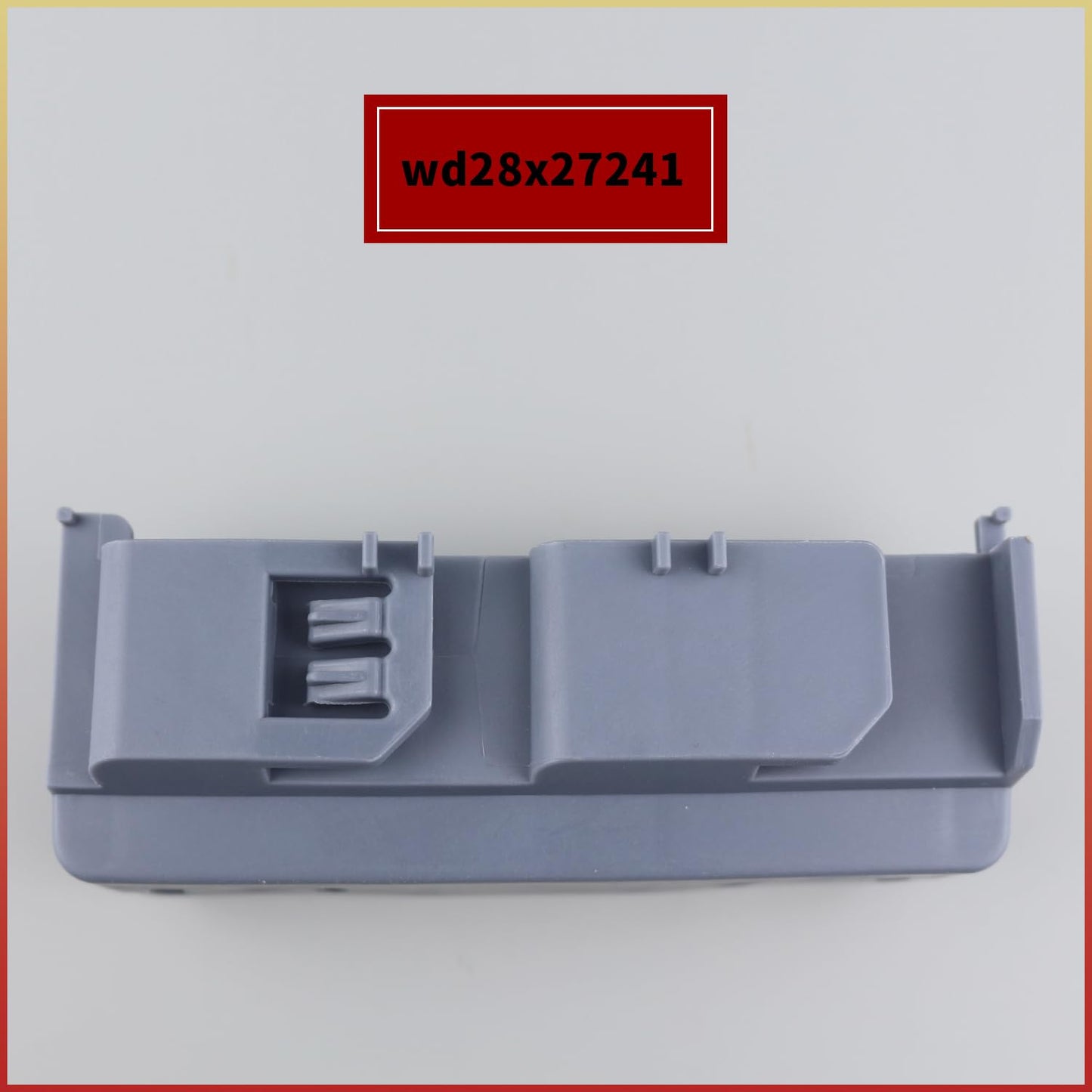 2 Pack WD28X27241 Dishwasher Lower Rack Wheels and Carrier Kit Replacement Part Compatible with GE Dishwasher Baskets Roller Assembly L and R Side,Replaces for WD12X10439 WD12X10438 WD12X10446