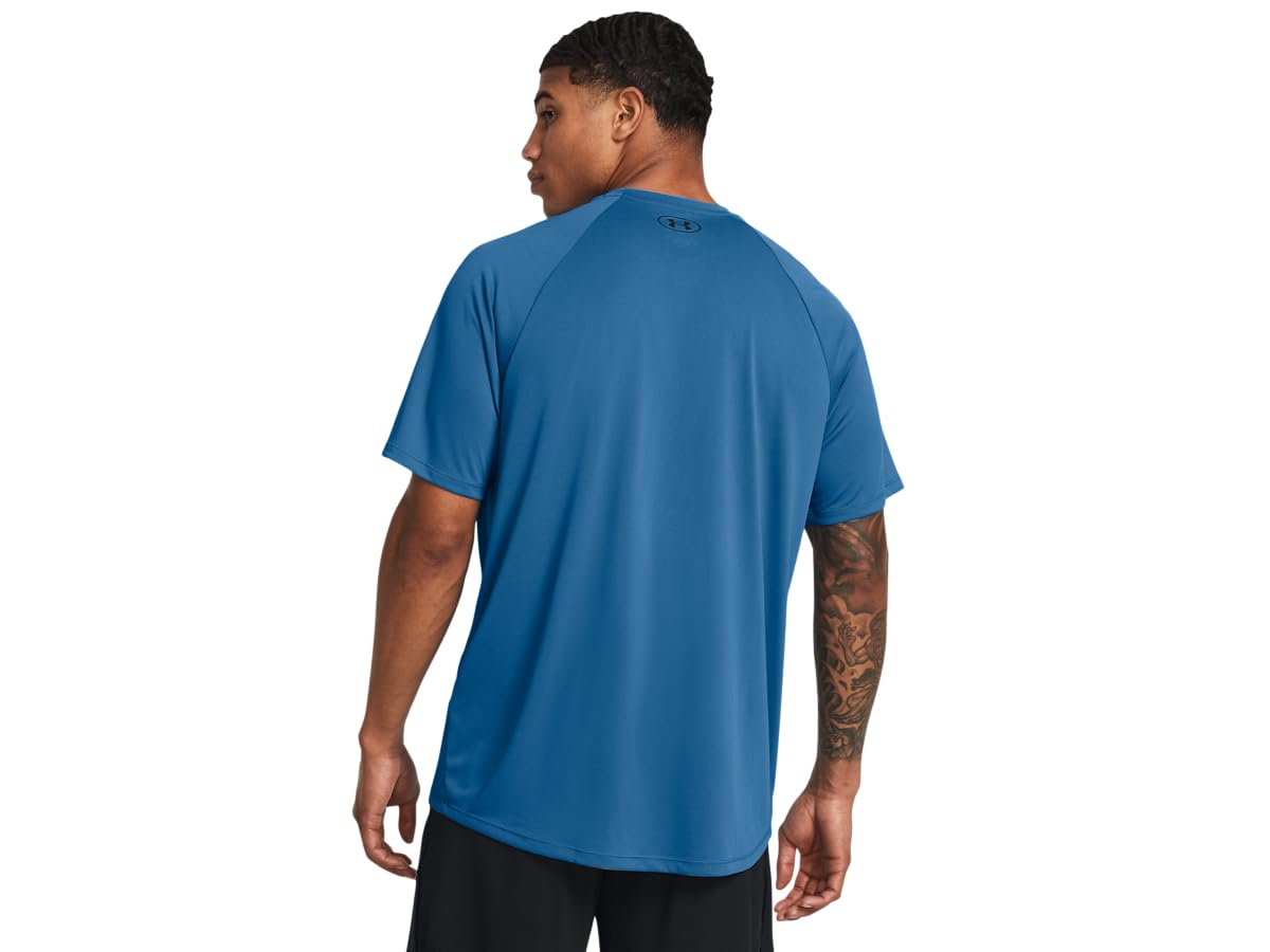Under Armour Men's Tech 2.0 Short-Sleeve T-Shirt, (406) Photon Blue / / Black, Large Tall