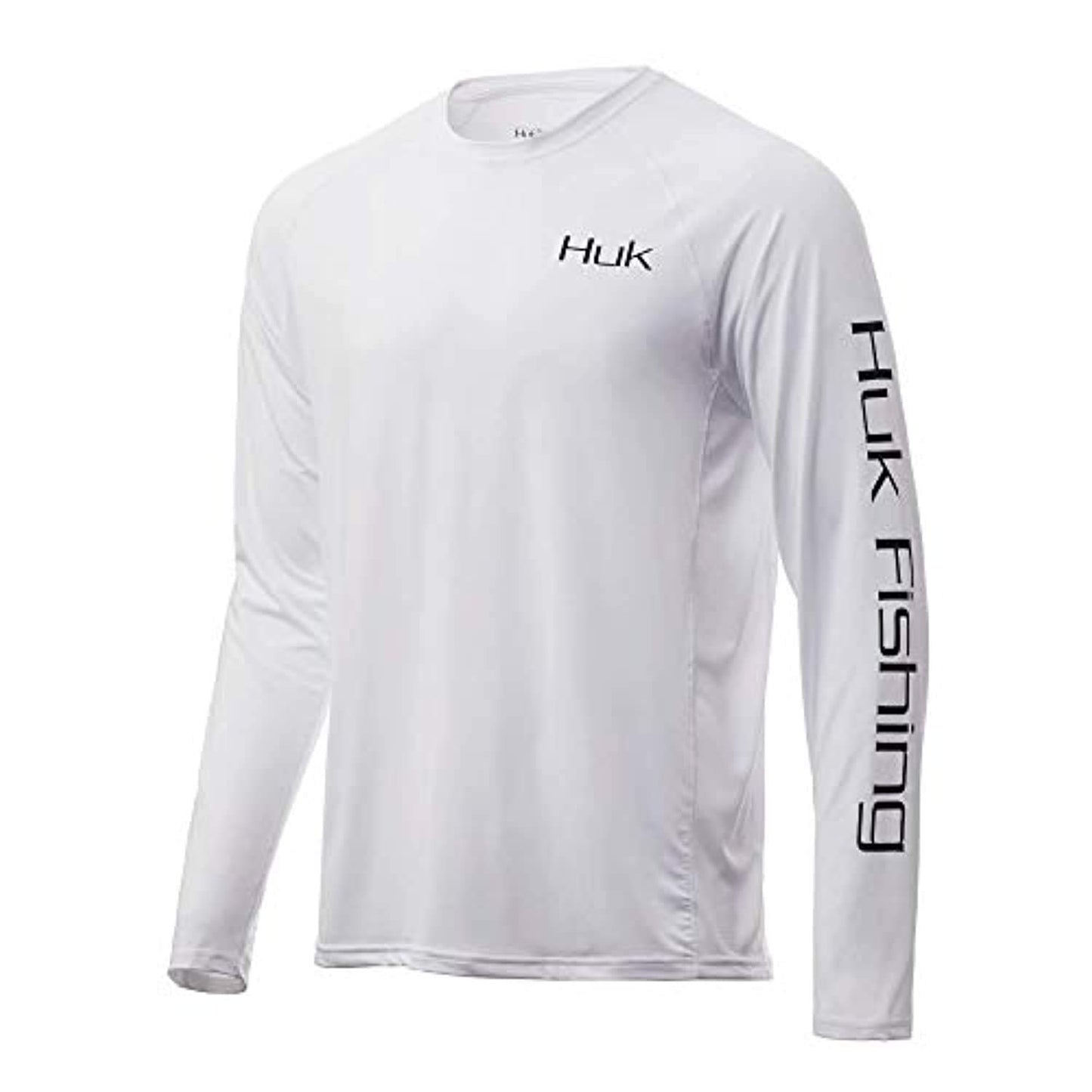 Huk Men's KC Pursuit Long Sleeve Sun Protecting Fishing Shirt, Target Rich-Glacier, X-Large