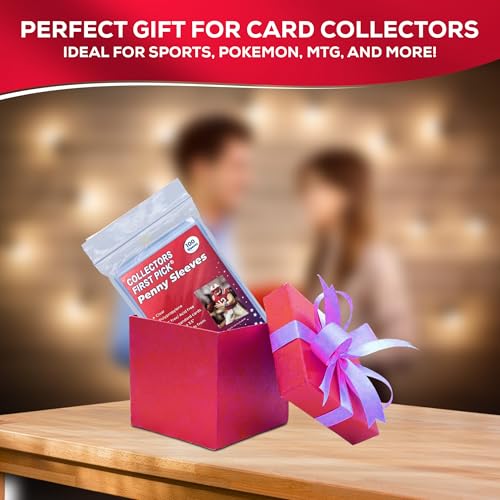 Premium Penny Sleeves for Trading Cards - 100 Pack Standard Exact Fit