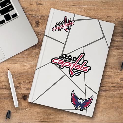 Washington Capitals 3-Piece Decal Set - Durable Vinyl Team Stickers