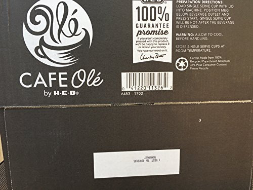 Cafe Ole Value Pack Coffee Pods - 100 Sugar Free Cups