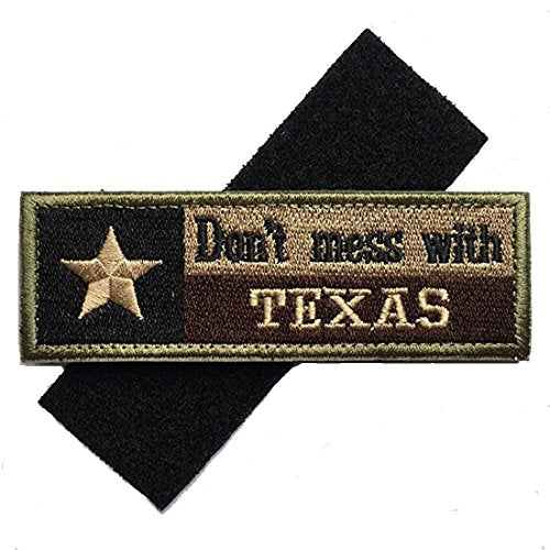 Texas State Flag Tactical Morale Patch - Desert Badge - D