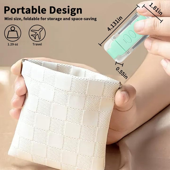 24 Led Rechargeable Book Light for Reading in Bed-Eye Caring 3 Color Temperatures,80 Hrs Runtime Lightweight Clip-On Lamp, Perfect for Kids, Book Lovers, and Student Gift (Green, Clip On)