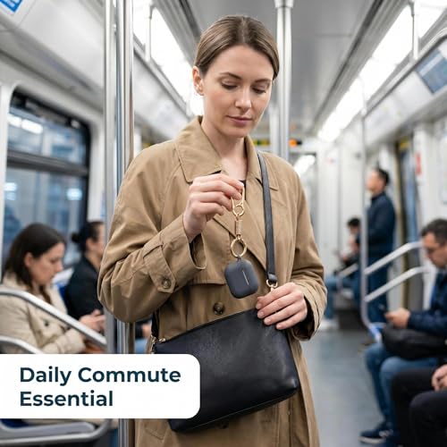 Anti-Theft Zipper Clips - 6 Pcs Locking Carabiners, Silvery