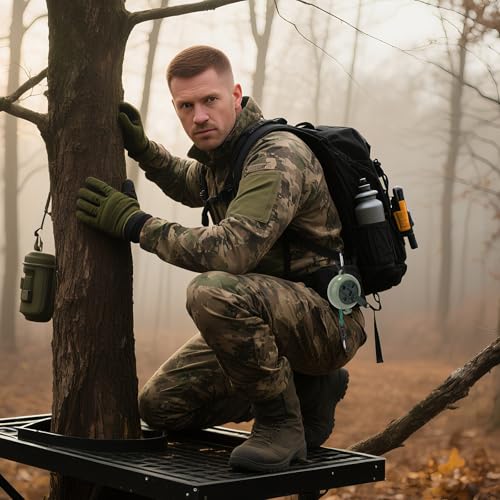 Hunting Tree Stand Gear Hoist 33ft Retractable Bow Rope Lifter for Tree Stands
