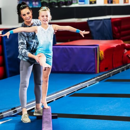 42 ft Gymnastics Mat Hook Fastener with 4-Inch Nylon Hook, Black - Hedume
