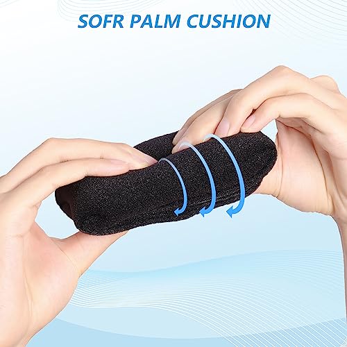 joingood Palm Protector for Hand Contracture, Palm Grip, Finger Contracture Cushion for Rehabilitation Stroke Hemiplegic, Arthritis, Skin Breakdown, Hand Grip Strengthener,Contracture Prevention Pad