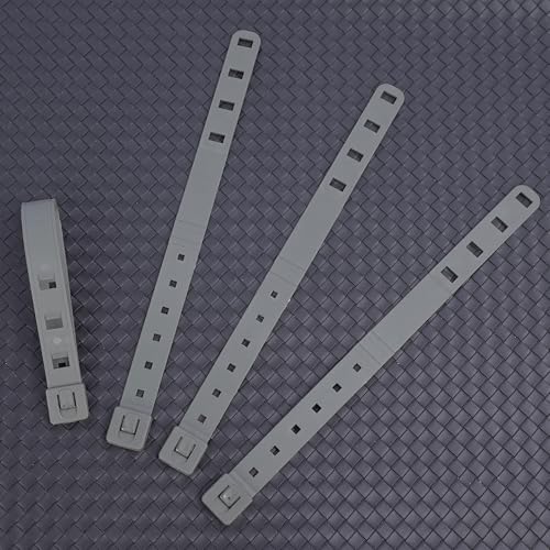 Tactical MOLLE Malice Clips - Durable Straps & Attachments (Long-RG, 4 Pack)