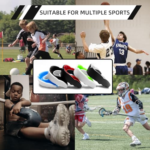 Moldable Sports Mouth Guard for Kids - 5 Pack with Cases
