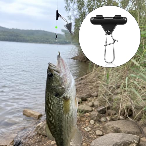 Green FishTrip 50pcs Sinker Slides for Fishing Rig Catfish & Saltwater Fishing