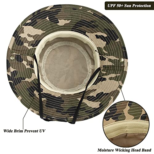 Toddler Bucket Hat - Camouflage Sun Hat for Boys (4-8 Years)