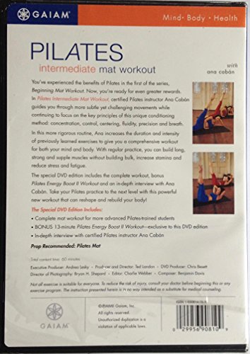 Intermediate Pilates Mat Workout for Core Strength & Posture