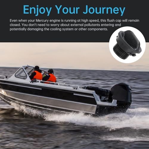 Mercury Outboard Flush Plug Replacement for Verado Pro XS 75-500HP & SeaPro