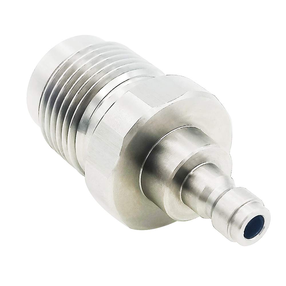 DIN Adapter with 8mm Quick Disconnect Fitting for Paintball Fill Station