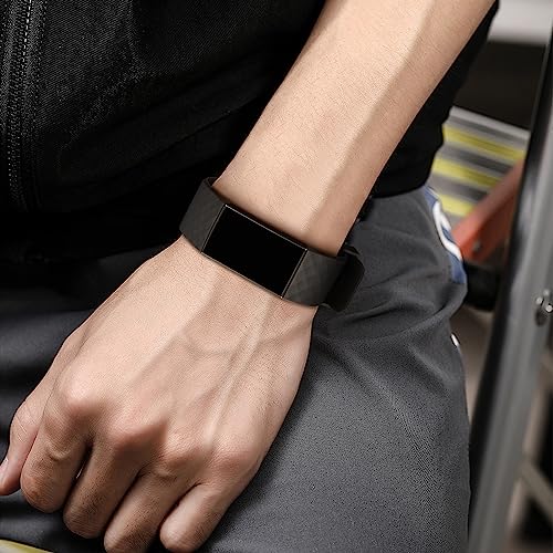 3 Pack Sport Bands for Fitbit Charge 4 & Charge 3 - Hawthorn Red/Dark Gray/Dark Purple