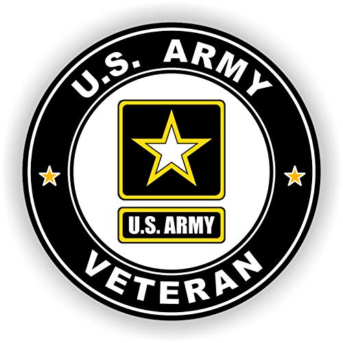 U.S. Army Veteran Bumper Sticker Decal - 3.8 Inches