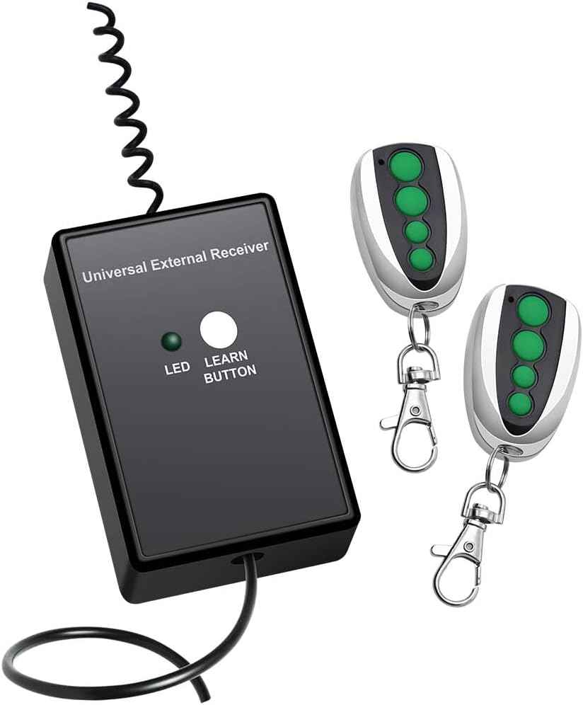 TOPENS ERM12 Universal Gate Opener Receiver & 2 Remotes - Automatic Swing & Slide Accessory