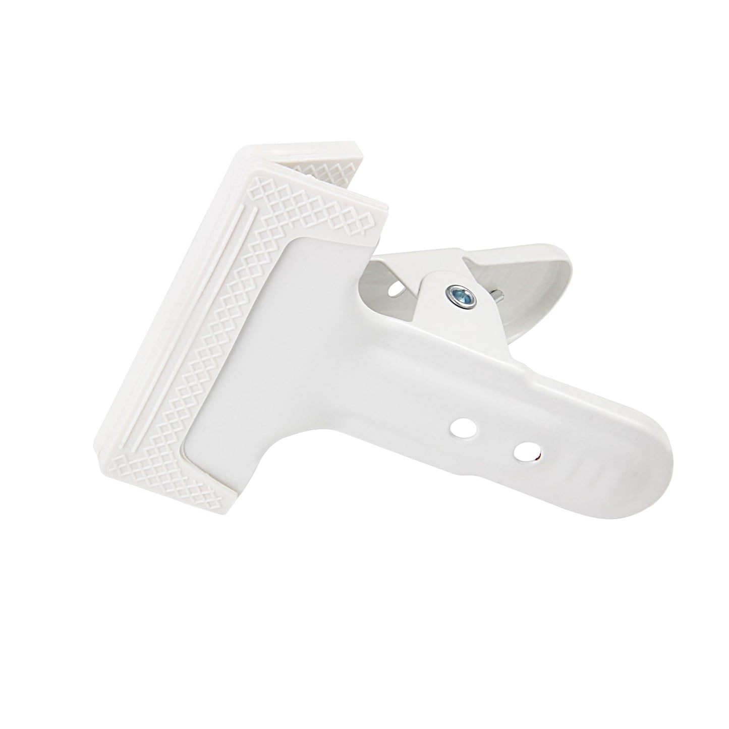 2 Pack 4-1/4" Heavy Duty Spring Clamps Clips, White Metal Rubber Hinge Clip File Clamps for Photography Background Stands, Home Improvement Projects (2.17" Opening)