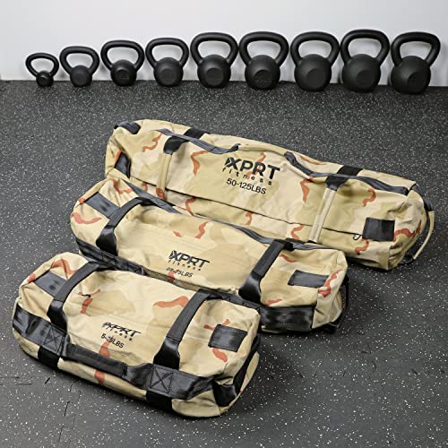 Heavy Duty Workout Sandbag with 7 Handles - Army Green/Black/Camo