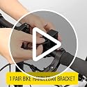 Bike Handlebar Bracket - Non-Slip Lightweight Clamp 29-34mm