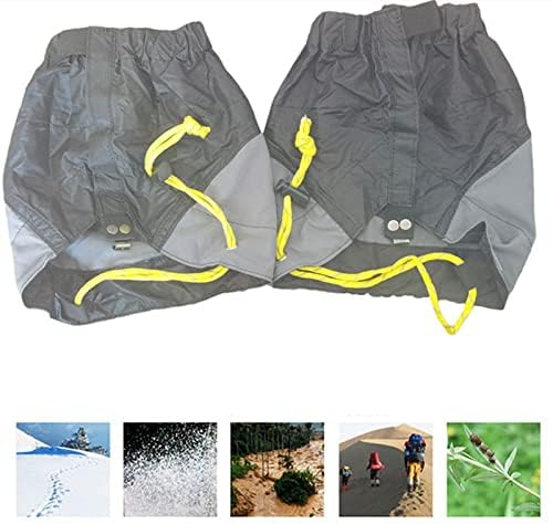 Adjustable Snake Gaiters for Men & Women - Bite Protection, Waterproof Hiking Gaiters (Lower Gaiters)
